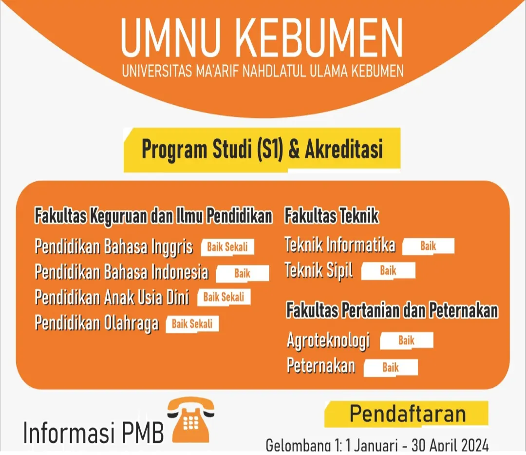 Masa Depan Dimulai dari Bangku Kuliah, UMNU Kebumen Ajak Generasi Muda Raih Gelar Sarjana