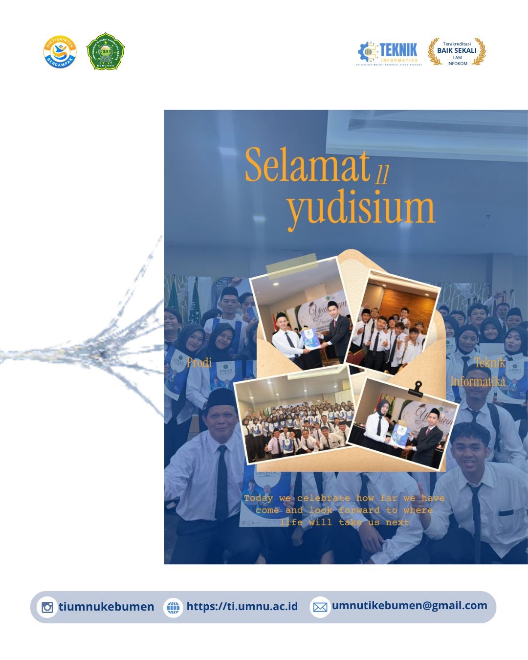 Happy Yudisium II Teknik Informatika UMNU Kebumen, Apresiasi Perjuangan Calon Wisudawan 2026